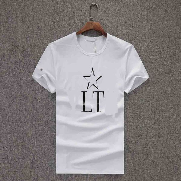 

2020 mens designer shirt summer casual t shirts for men women short sleeve shirt brand clothing letter pattern printed black white, Gray