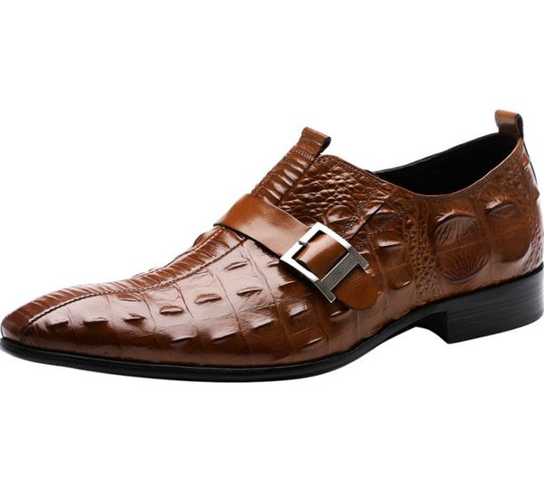 

genuine leather classic formal business casual shoes men dress shoes boots loafers drivers buckles sneakers sandals, Black