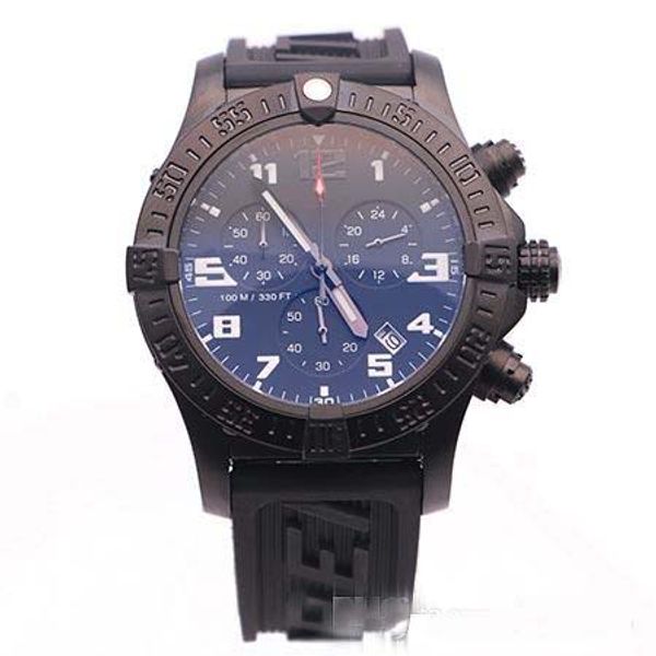 

selected supplier jason007 watches men avenger seawolf chrono black dial rubber strap watch quartz watch mens watches, Slivery;brown