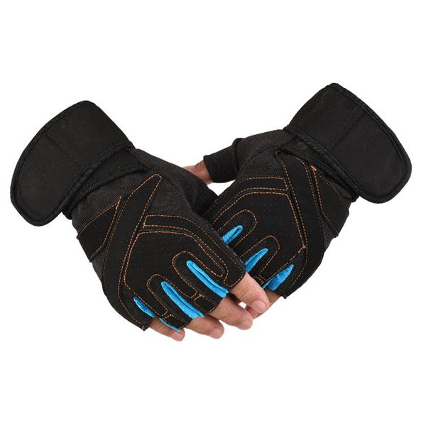 

gym weight lifting gloves dumbbell weightlifting fitness exercise non-slip breathable half finger sports training gloves