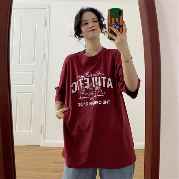 

большое издание чувства девушка лето с короткими рукавами футболка древнего костюм древнего костюма женщины универсальна половиной рукавов р, White