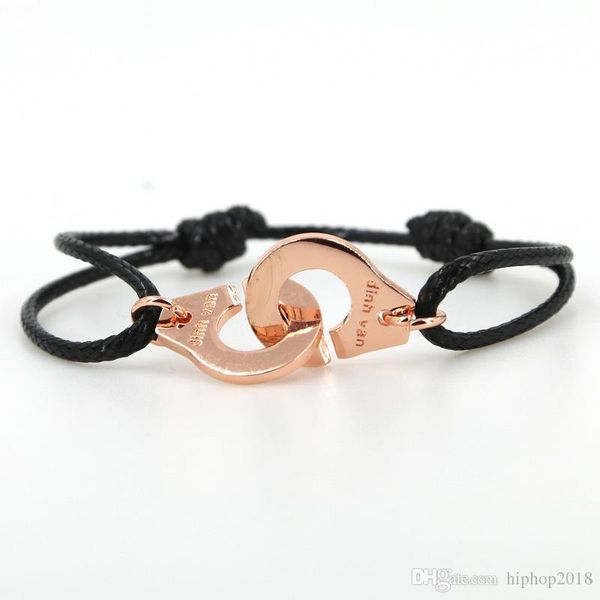 

новые мужские luxury шарм ювелирные изделия браслетов динь ван конструктора lover браслет женская мода rope наручники браслет, Golden;silver