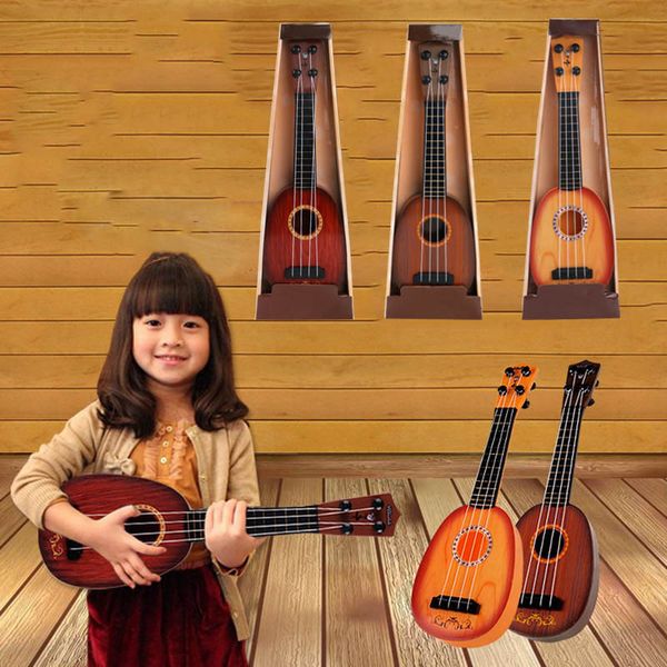 

simulation mini ukulele kids learning guitar 4 strings musical instruments educational toys h7jp