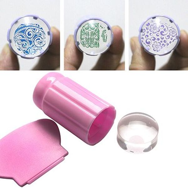 

clear nail art jelly stamper stamp scraper set polish stamping manicure tools all for manicure hot