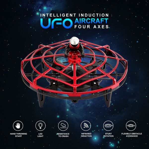 

Intelligent induction ufo four axi aircraft ge ture en ing aircraft drone intelligent en ing induction ufo infrared en or toy
