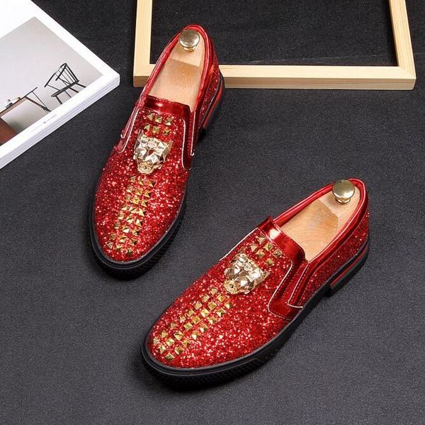 

new italian brand men s loafers slippers smoking shoes luxury party wedding black dress men s flat shoes 921