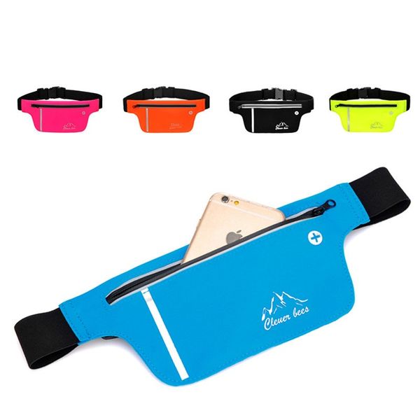 

fgoiball sports pockets women's personal anti-theft mobile phone waist bag outdoor belt bag marathon running waist 6 colors