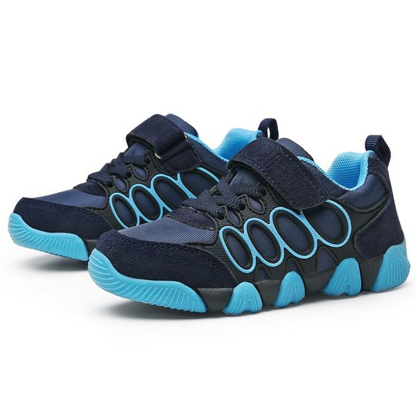 

kids shoes for light boys shoes net yarn 2019 patchwork fashion casual kids children baby sneakers zapatillas, Black;red