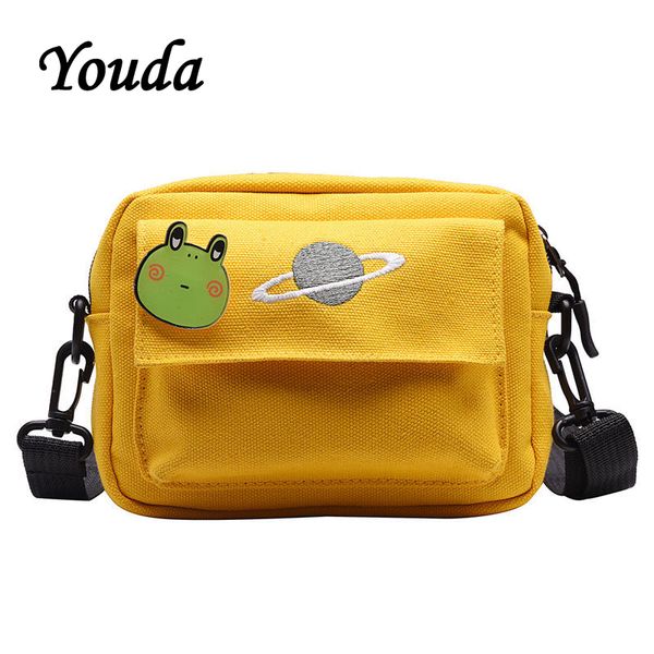 

youda fashion women shoulder bags female classic canvas crossbody bags shopping handbag for cute ladies sweet style girls tote