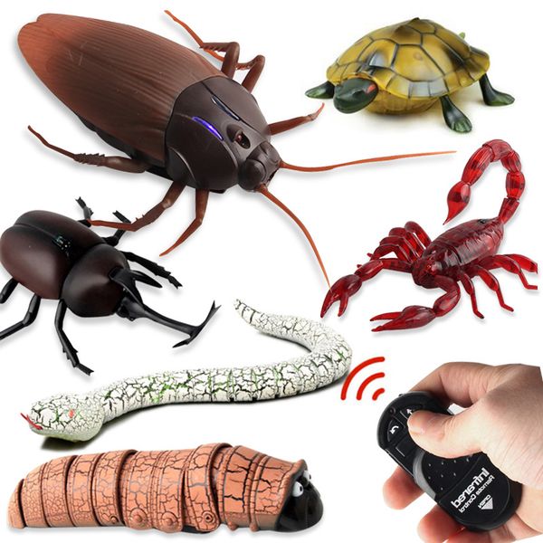 

horrible pets infrared rc roach cockroach remote control fake toy insects prank joke scary trick bugs for halloween