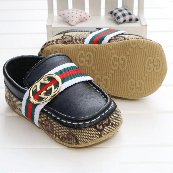 

bottom fashion brand stripe baby boys girls first walkers baby indoor non-slop toddler shoes 0-18mos