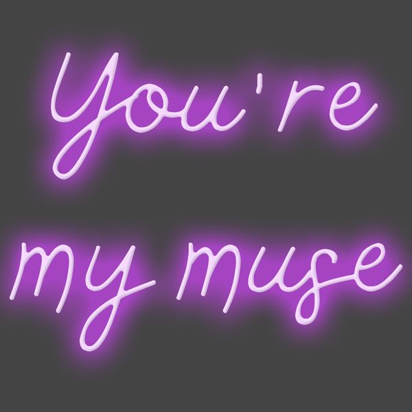 2019 Neon Signs Gift Purple You Are My Muse Beer Bar Pub Party Strore Bedroom Home Wall Windows Display Neon Light Signs 14x9 From Zenghuanlong