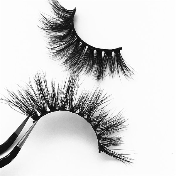 

d20 new 19mm 20mm eyelashes 3d mink false eyelashes custom eyelash packaging box for your private logo