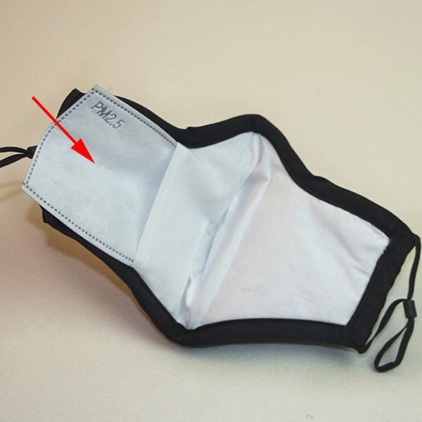 

pm2.5 masks filter anti-dust and flu, smoke, gas and allergies 5 ply protection activated carbon filter element for and child