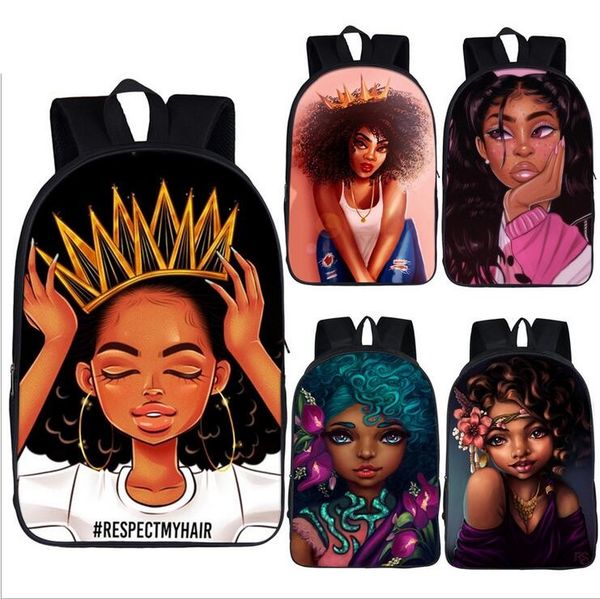 

Леди Студент Плечи Рюкзак Характер Письмо Многофункциональный рюкзак большой ем