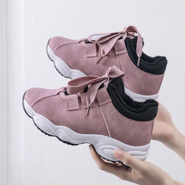 

2019 women's increased shoes lace-up shoes women designer sneakers women platform sneakers zapatillas mujer z11-78, Black