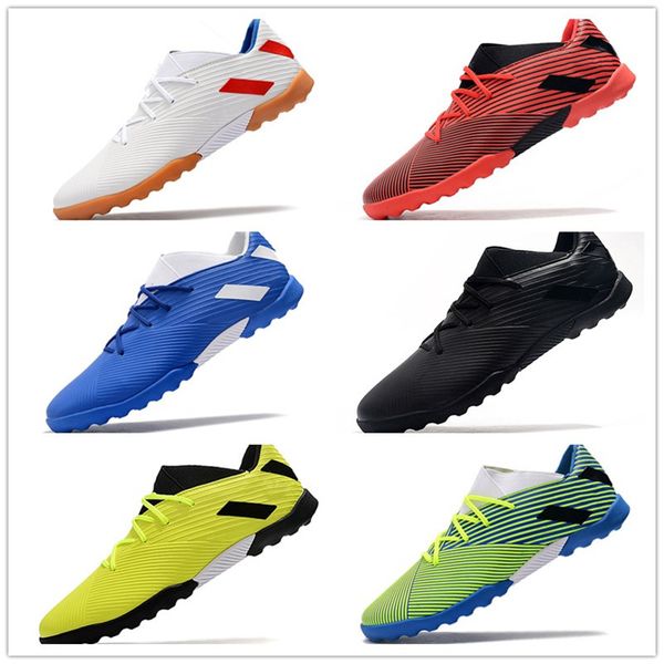

nemezizi 19.3 tf soccer boots men six colors black white green blue red yellow designer football sneakers size 39-45