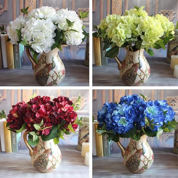 

rose artificial silk peony flower arrangement floral room hydrangea decor