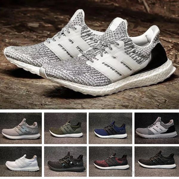 

originals ultra shoes 4.0 knit new running shoes sell men women breathable black grey blue boots sport sneakers 36-45