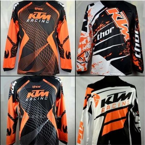 

Фирменные футболки для мотокросса Brand-KTM Футболки OFF ROAD Трикотажные изделия для ве