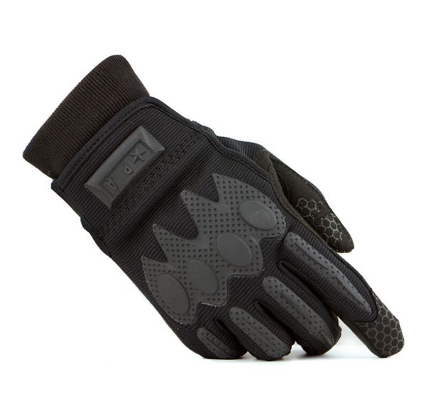 

sports gloves winter men's outdoor sports climbing plus velvet warm riding electric gloves wholesale, Black
