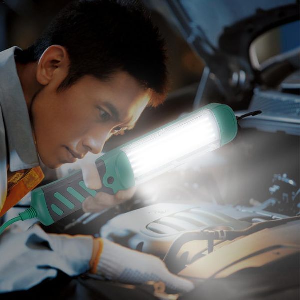 

handheld maintenance lamp car led emergency light working lamp led strong magnetic cn plug working with hook