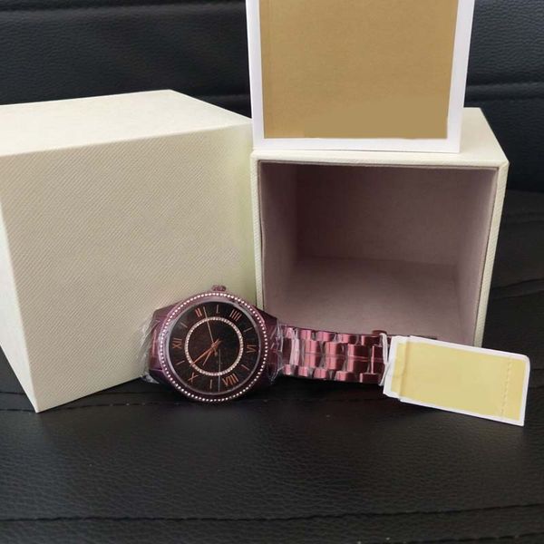 

luxury watch luxury women watches diamond watch for women automatic watch designer watches auto date folding buckle wristwatch purple new, Slivery;brown