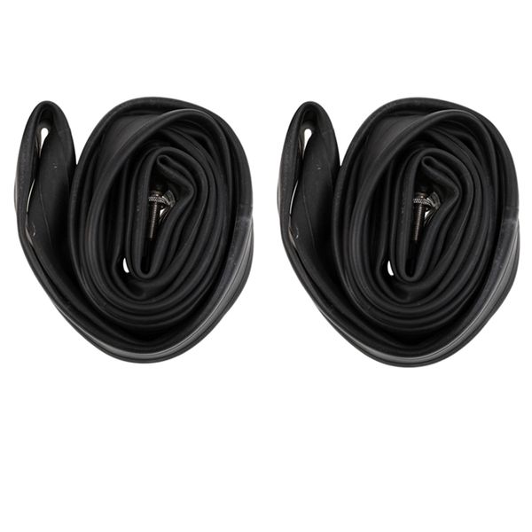 

2pcs bicycle inner tube 700 x 28/32c fv valve rubber bike inner tube tire replacement