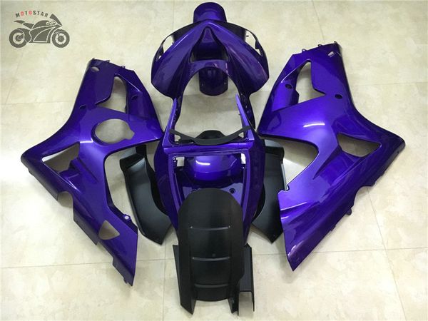 Passen Sie das Injektionsverkleidungsset für Kawasaki 2003 2004 Ninja ZX6R ZX636 03 04 ZX-6R 636 lila Motorrad-ABS-Kunststoffverkleidungen an