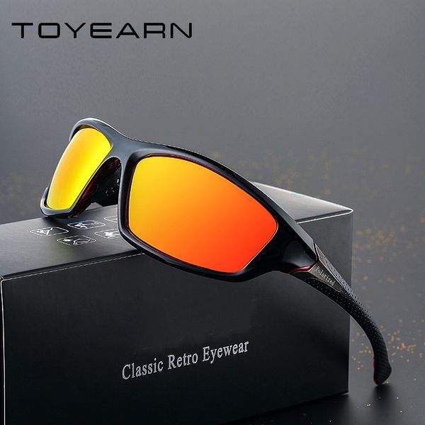 

toyearn new 2019 classic vintage polarized sunglasses men driving goggles mirror shade fishing sport sun glasses for male travel, White;black