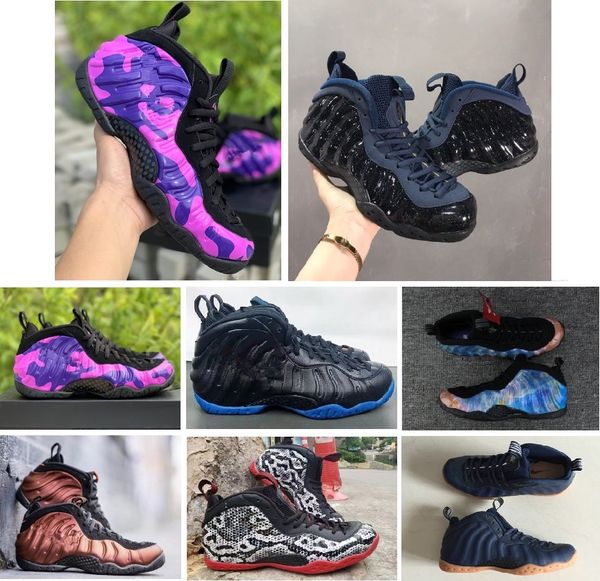 

2019 new arrival penny hardaway invisible man sprayed foam series basketball shoes for mens classic athletic sports sneakers, Black