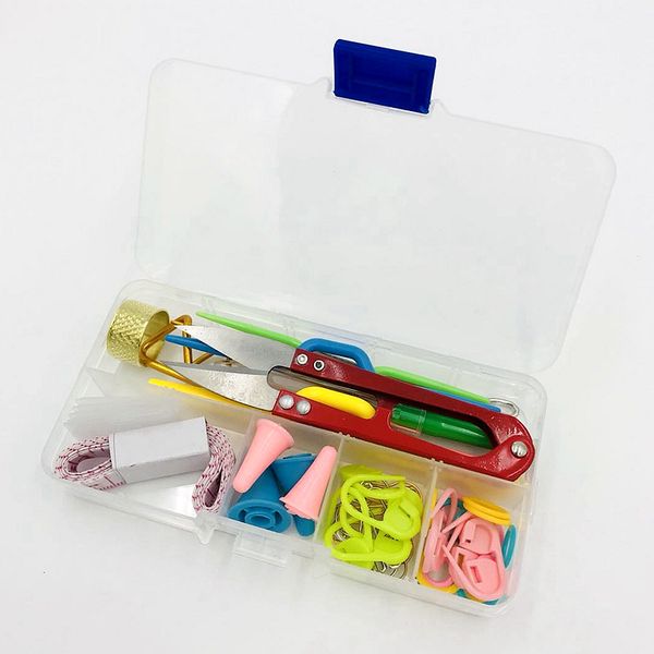 

knitting tools crochet hook set diy knitting tools stitch weaver needles for household needlework supplies, Black