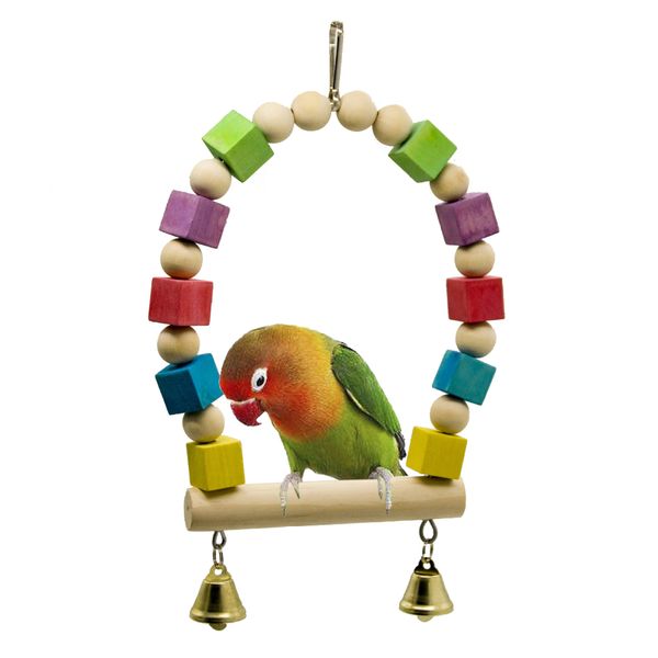 

parrot articles bird toys colour wood raw wood stand bar swing elevated station bar scaling ladder group hair
