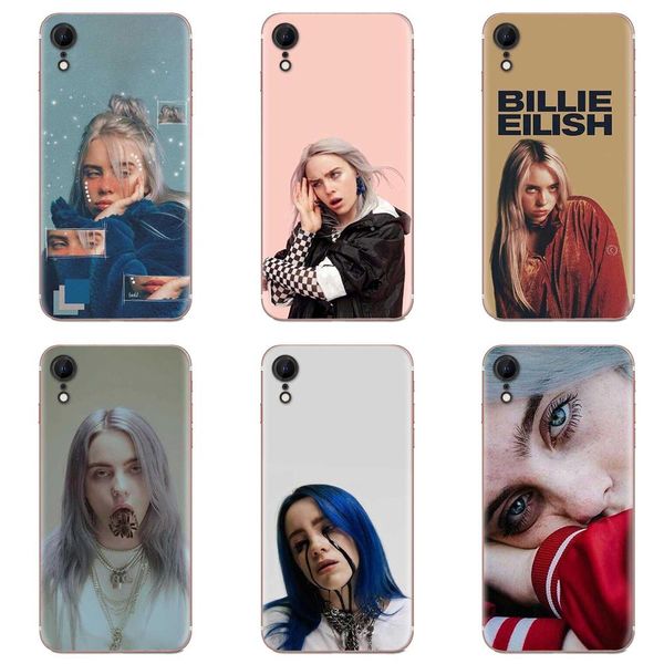 custom back cases protective billie eilish beautiful cute for samsung galaxy note 5 8 9 s3 s4 s5 s6 s7 s8 s9 s10 5g mini edge plus lite