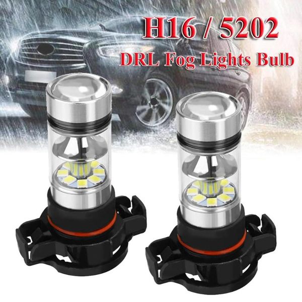 

factory price 100w 5202 h16 led drl driving fog light bulbs for 2007-2015 chevy silverado 1500 wholesale quick delivery csv