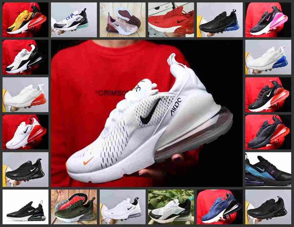 

2019 new attival 270 parra punch photo flat feet blue red black men women hoe ca ual olive volt habanero flair neaker