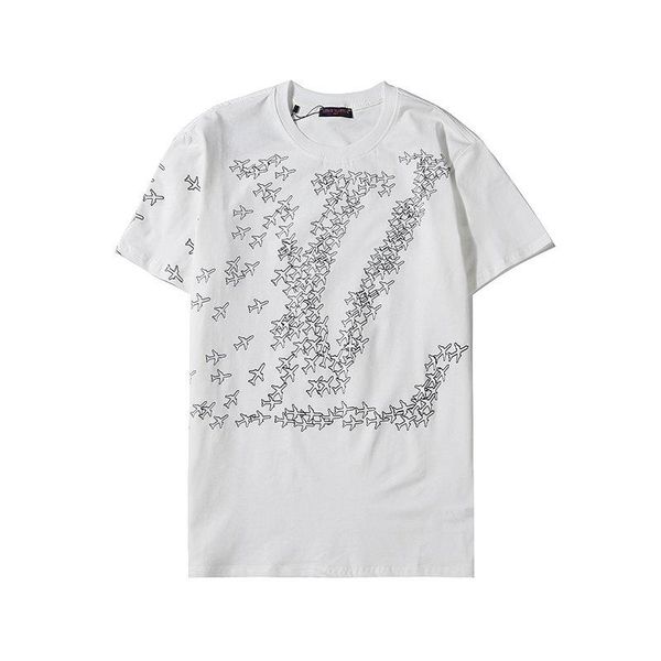 

20ss роскошные мужчины женщины футболку печати письмо топы streetwear футболки hip hop kanye высокого качества для мужчин одежда хлопок tee, White