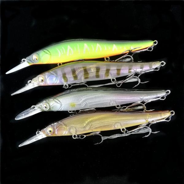 

tsurinoya 8pcs 110mm 14.3g suspend minnow lure dw50 tungsten steel ball artificial swimbait wobbers crank bait