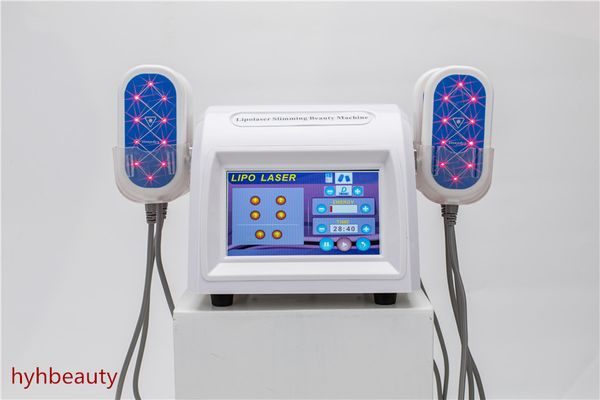 40k RF Lipolaser Fat Dimagrimento attrezzature Diodo Lipo Laser 6pads Lipolisi Cellulite Perdita di peso macchina per modellare il corpo sottile veloce Attrezzatura DHL