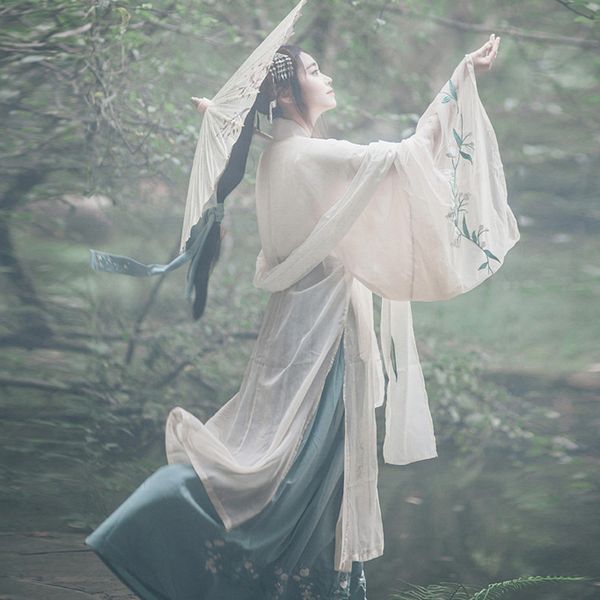 

династия тан одежда для женщин hanfu платье традиционная китайская классическая принцесса танец костюм элегантный hanfu платья dwy2800, Black;red