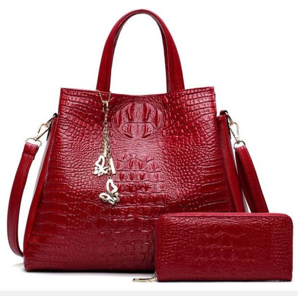 

alligator genuine leather bag for women luxury handbag women bag designer sac a main ladies hand bags mother gift