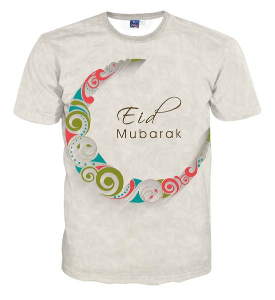 

2019 мужской дизайнер футболка виз мубарак стиль лето футболки ramadan карим мода верхней футболка мужчины 2019 виз 9 цветов m оптовой, White;black