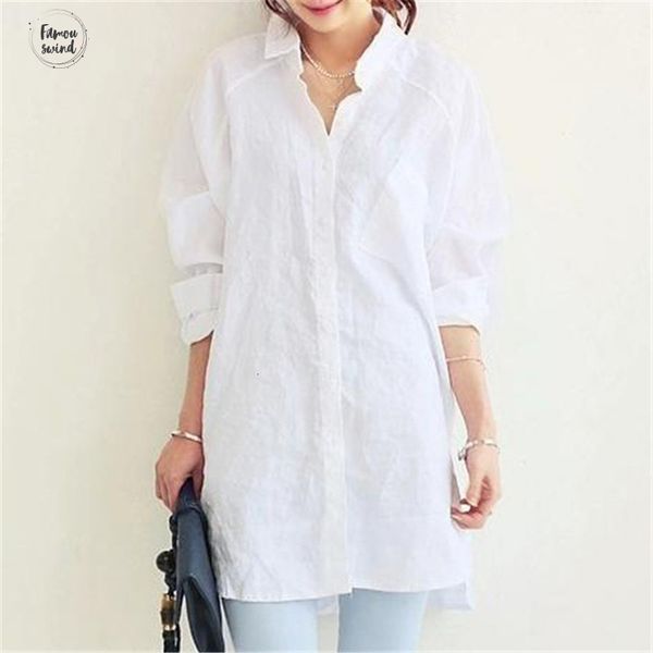 

women blouse shirt summer woman blouses office lady ol elegant loose large plus white spring casual solid linen blusas