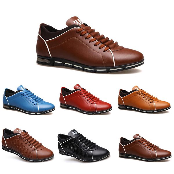 

2020 fashion men s casual leather plus velvet shoes triple black brown blue light tan red mens outdoor business walking main5