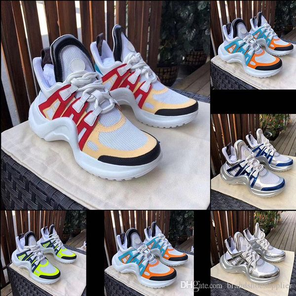 

2019 горячей продажи редких archlight повседневная обувь черного и белого кружева париж моды archlight кожи некрасиво папа повседневная обув, Black