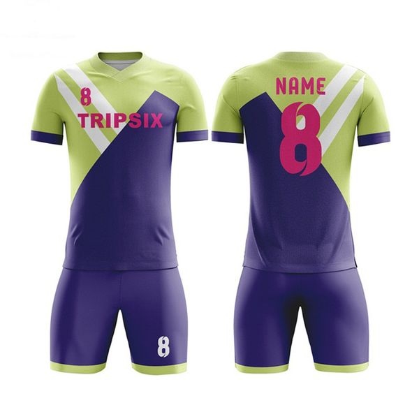 

boys youth personality football jerseys men soccer uniform kids football kit training suits jersey custom children soccer sets, Black