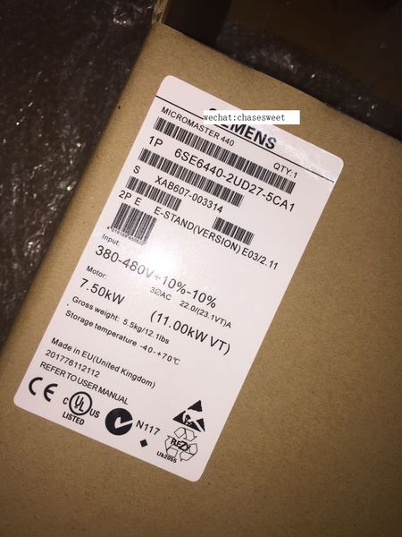 

6se6440-2ad27-5ca1 новые в коробке