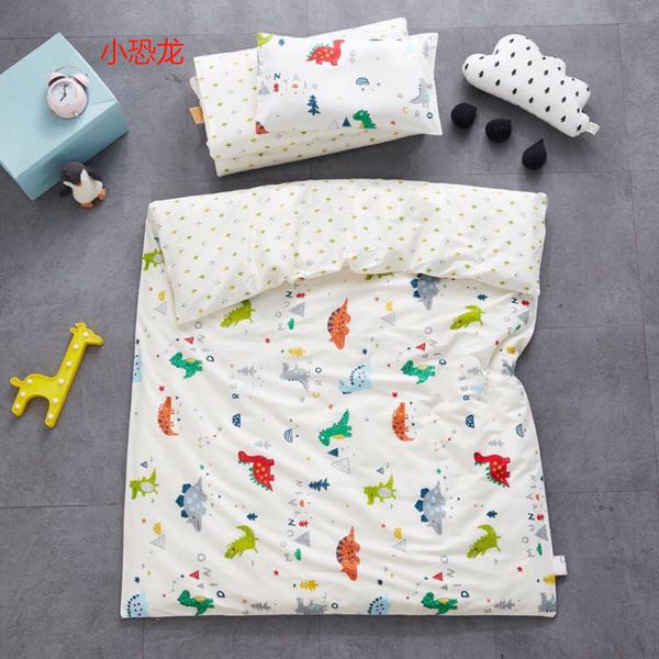 

6pcs/set kindergarten bedding set printed crib bedding kit home baby set quilt sheet pillow lovely pattern