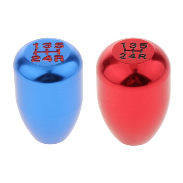 

aluminum alloy manual 5 gear stick shift knob with adapter anodized