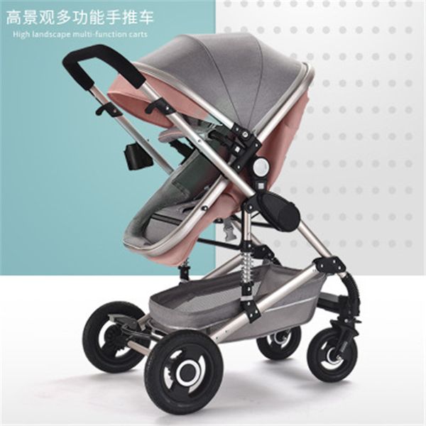 

бесплатная доставка высокого ландшафта infant прогулочной коляски младенца вагонетки коляски для новорожденных buggy 0-3 лет prams для новор